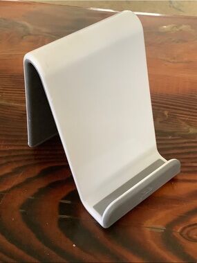 White Phone/Tablet Stand  - Sleek Desktop Viewing Stand